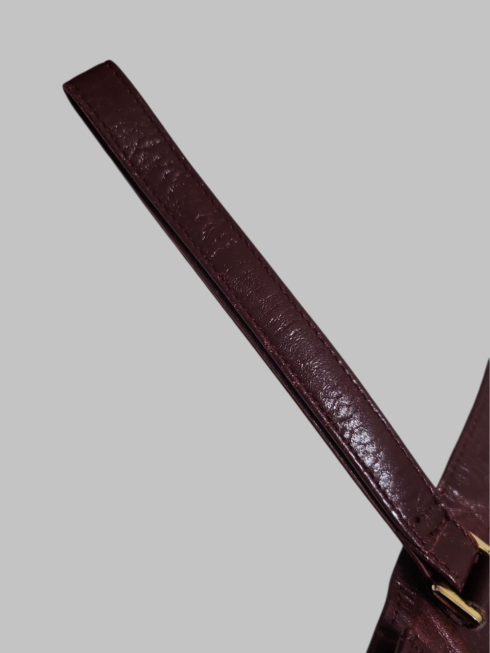 Cartier Must Line Bordeaux Leather Clutch Bag - Picture 10 of 16